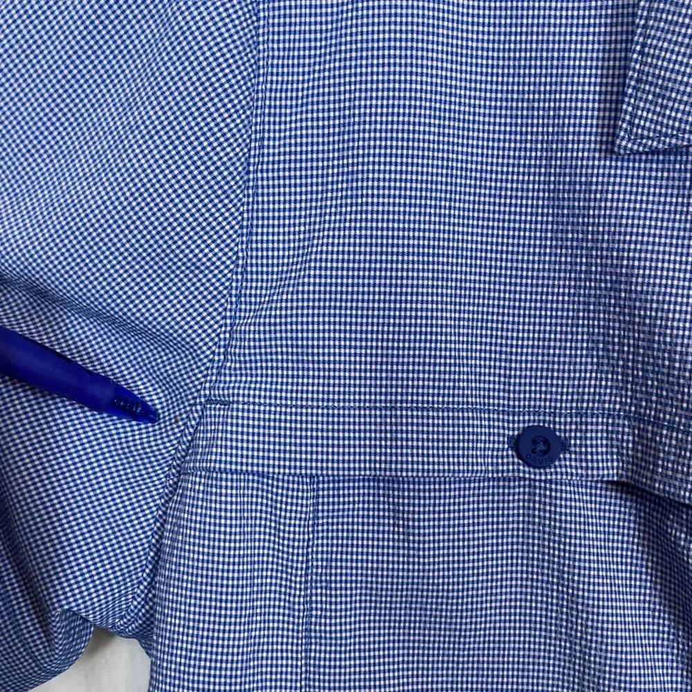 Orvis River Guide 2.0 Short-Sleeved Shirt in Ocean Blue Gingham/check Pattern L - Picture 12 of 12